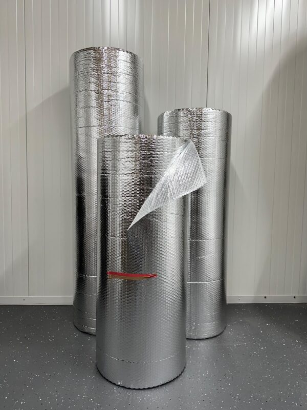 Aluminium noppenfolie - rol 120cm breed x 50 meter - Afbeelding 4